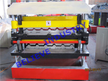 High Speed Double Layer Roll Forming Machine Roof & Tile Use CE Certificated