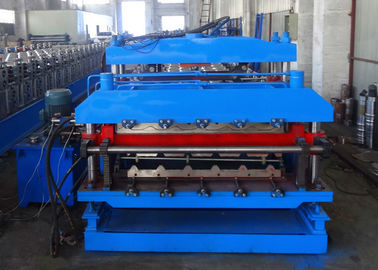 2 in 1 Metal Sheet Roll Forming Machine for Tile Effect Roof Panel and Trapezoidal Sheet