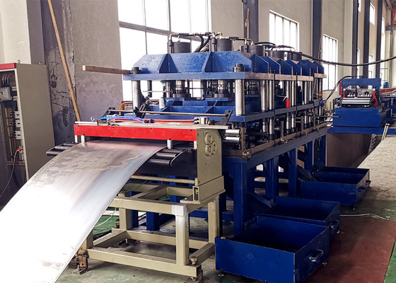 Steel Cable Tray Roll Forming Machine, Perforated Cable Ladder Production Line