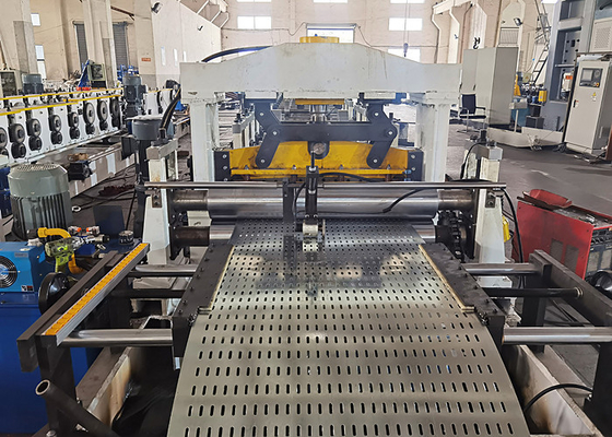 Customized Roll Forming Machine for Hot-dip Galvanised / Powder Coated Steel Perforated Cable Trays