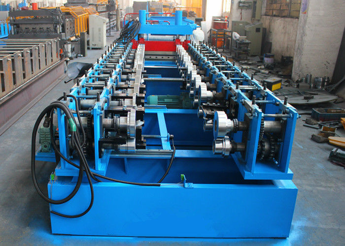 Automatic Adjust Roller Shutter Door Roll Forming Machine , Door Panels Cold Roll Former